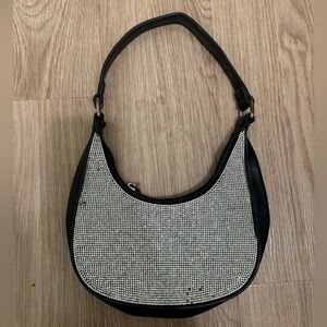 Black Sparkle bedazzled purse